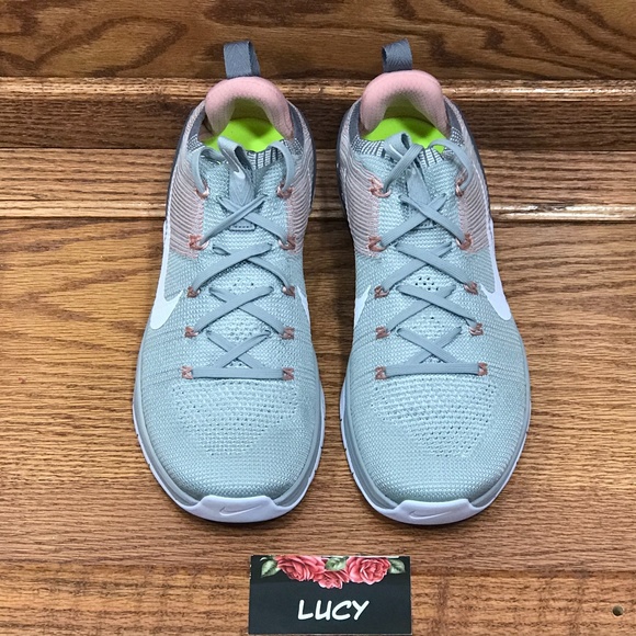 Nike Metcon DSX Flyknit 2 Matte Silver White Pink - Picture 4 of 9
